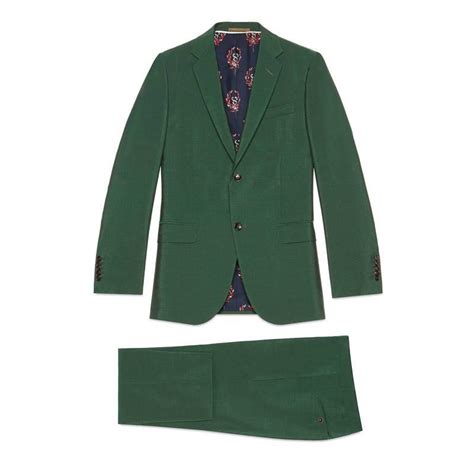 green gucci suit producer|dark green gucci suit.